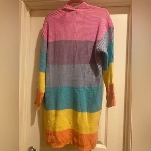 Rainbow colored sweater